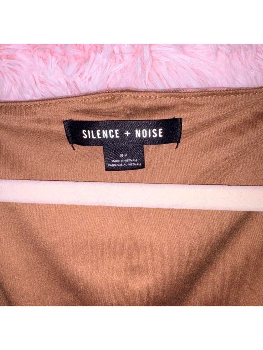 Silence + Noise brown leopard print mini dress - Picture 2 of 6